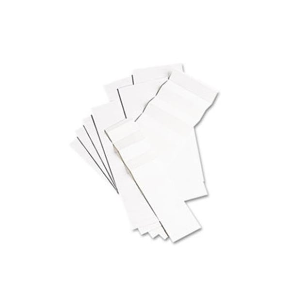 Officespace Blank Inserts for Hanging File Folders- 1/5 Tab- 2 in- White- 100/Pack OF949894 - main